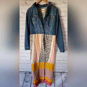 UPCYCLED Full Length Kantha Duster S/M